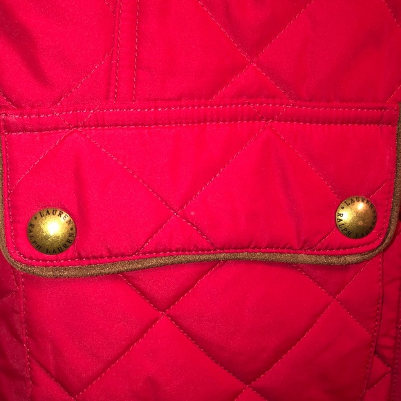 Red Vintage LAUREN by Ralph Lauren Vest - Picture 3 of 4